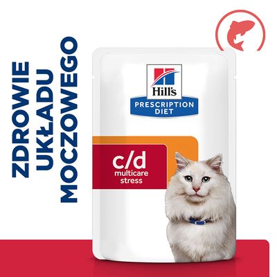 Hill’s Prescription Diet c/d Multicare Stress Urinary Care, łosoś