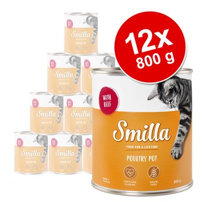 Korzystny pakiet Smilla Puszki z drobiem, 12 x 800 g
