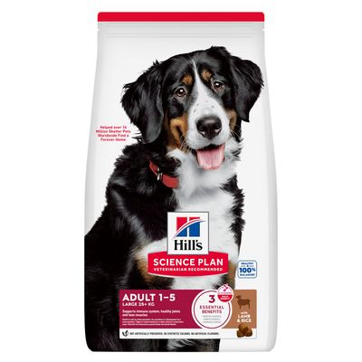 Hill's Science Plan Adult 1–5 Large, z jagnięciną i ryżem