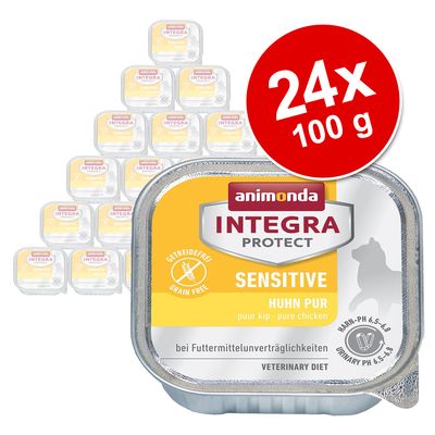 Megapakiet animonda Integra Protect Adult Sensitive, tacki, 24 x 100 g