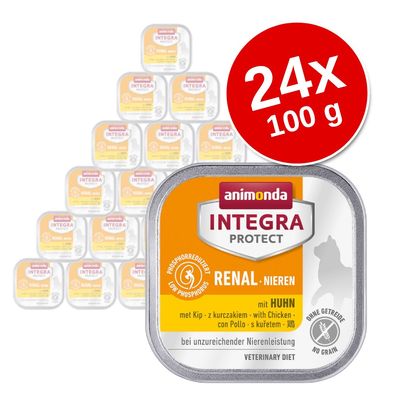 Megapakiet animonda Integra Protect Adult Renal, tacki, 24 x 100 g