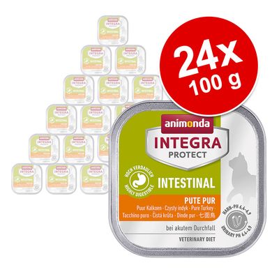 Megapakiet animonda Integra Protect Adult Intestinal, tacki, 24 x 100 g