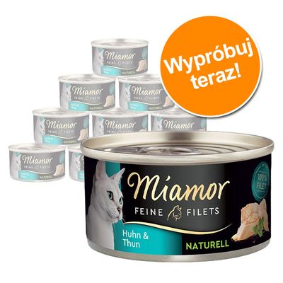 Pakiet próbny Miamor Feine Filets Naturelle, 12 x 80 g
