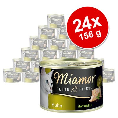 Megapakiet Miamor Feine Filets Naturelle, 24 x 156 g