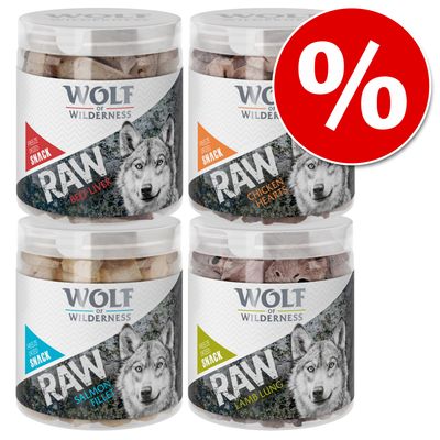 Korzystny pakiet Wolf of Wilderness - RAW liofilizowane przysmaki premium