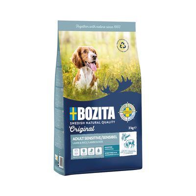 Bozita Original Sensitive Digestion, jagnięcina i ryż - bez pszenicy
