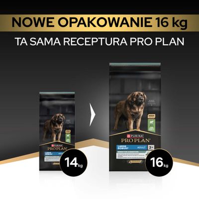 PURINA PRO PLAN Large Adult Robust Sensitive Digestion, jagnięcina i ryż