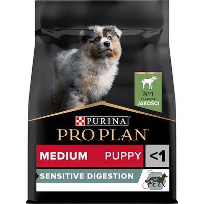 PURINA PRO PLAN Medium Puppy Sensitive Digestion, jagnięcina i ryż