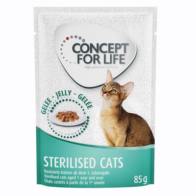 Concept for Life Sterilised Cats z kurczakiem, w galarecie
