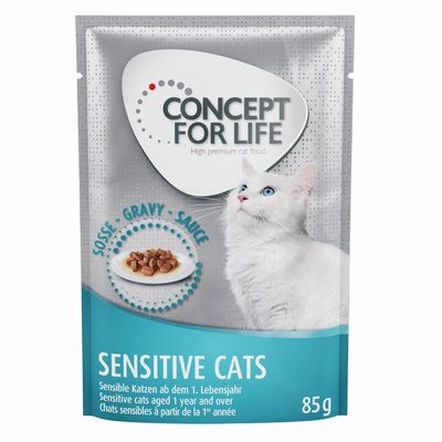 Concept for Life Sensitive Cats z kurczakiem, w sosie