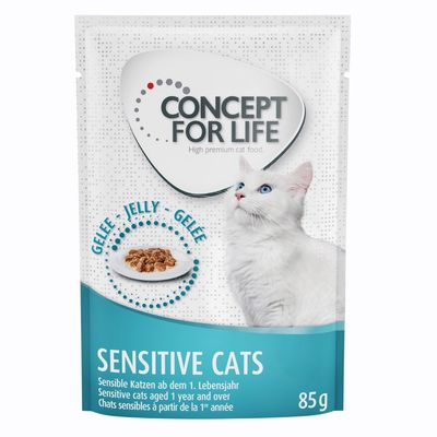 Concept for Life Sensitive Cats z kurczakiem, w galarecie