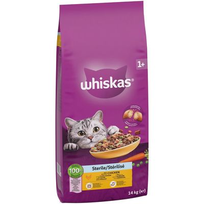 Whiskas 1+ Sterile z kurczakiem