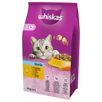 Whiskas 1+ Sterile z kurczakiem