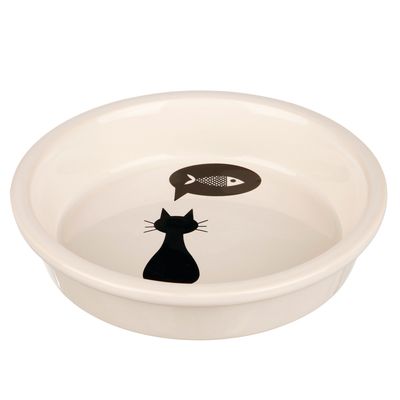 Trixie miska ceramiczna z kocim motywem