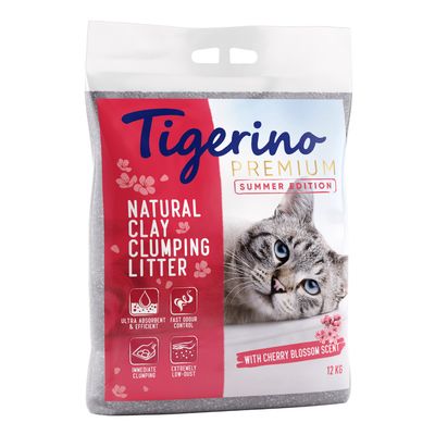 Tigerino Premium, żwirek dla kota - zapach kwiatu wiśni