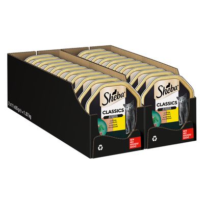 Megapakiet Sheba tacki, 44 x 85 g