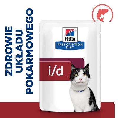 Hill's Prescription Diet Feline i/d Digestive Care, łosoś w sosie