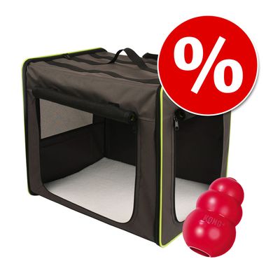 Zestaw: Torba transportowa First Class Basic + KONG Classic, rozmiar M