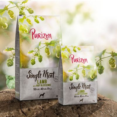 Purizon Single Meat, jagnięcina z groszkiem oraz kwiatami chmielu