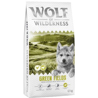 Wolf of Wilderness Junior "Green Fields" (bez zbóż)