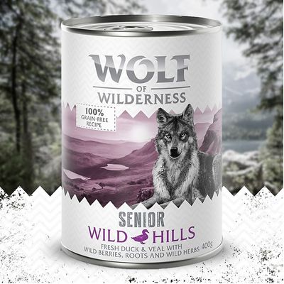 Wolf of Wilderness Senior, 6 x 400 g