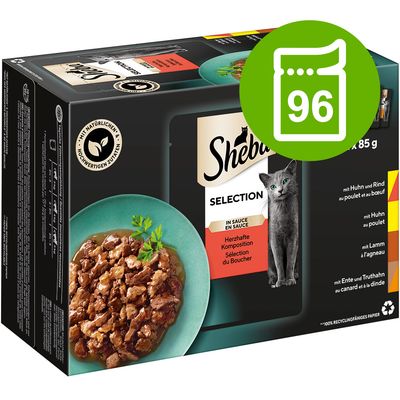 Pakiet mieszany Sheba Selection, 96 x 85 g