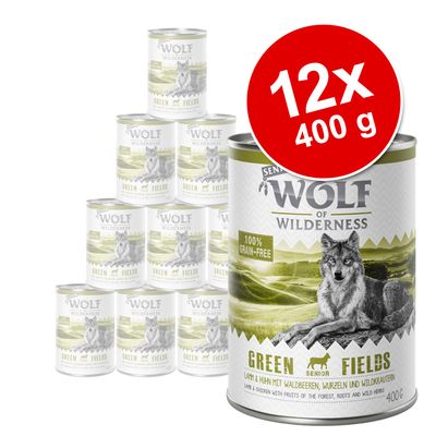 Korzystny pakiet Wolf of Wilderness Senior, 12 x 400 g