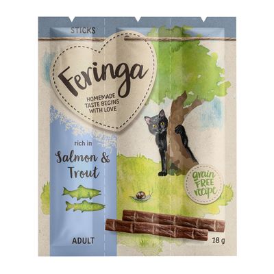 Feringa Sticks, łosoś i pstrąg