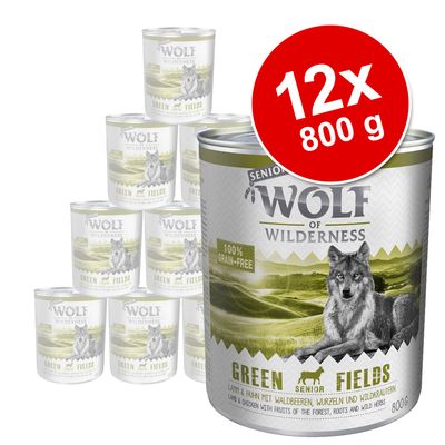 Korzystny pakiet Wolf of Wilderness Senior, 12 x 800 g