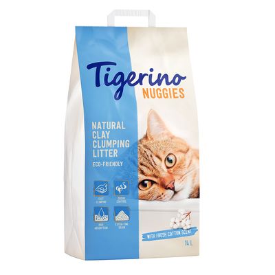 Tigerino Nuggies, żwirek dla kota - zapach kwiatów bawełny