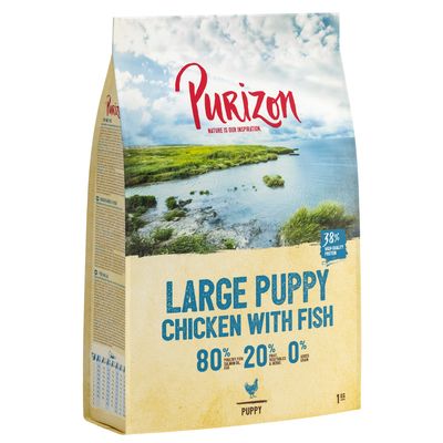 Purizon Large Puppy dla psa, kurczak i ryba, bez zbóż