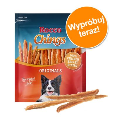 Uzupełnienie karmy: Rocco Chings mięsne paski do żucia