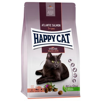 Happy Cat Supreme Sterilised, łosoś atlantycki