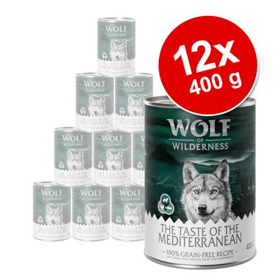 Korzystny pakiet Wolf of Wilderness „The Taste Of", 12 x 400 g
