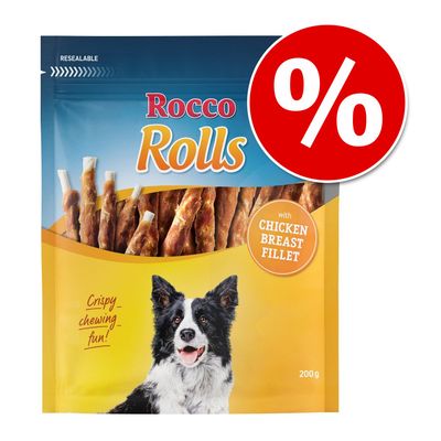 Korzystny pakiet Rocco Rolls pałeczki do żucia