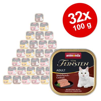 Pakiet mieszany animonda vom Feinsten, 32 x 100 g