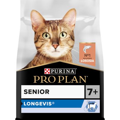 PURINA PRO PLAN Senior 7+ Longevis, łosoś