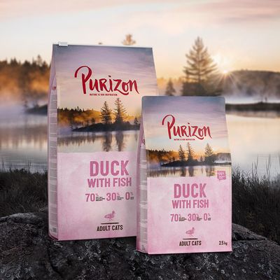 Purizon Original, kaczka z rybą – bez zbóż
