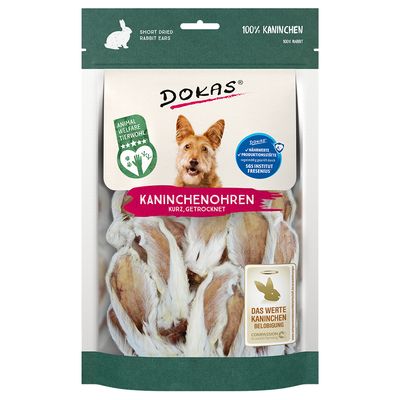 Dokas królicze uszy z sierścią