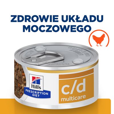 Hill’s Prescription Diet c/d Urinary Care, kurczak z warzywami