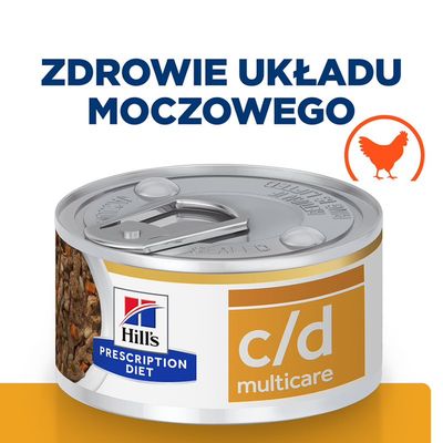 Hill's Prescription Diet c/d Multicare Stress Urinary Care, kurczak