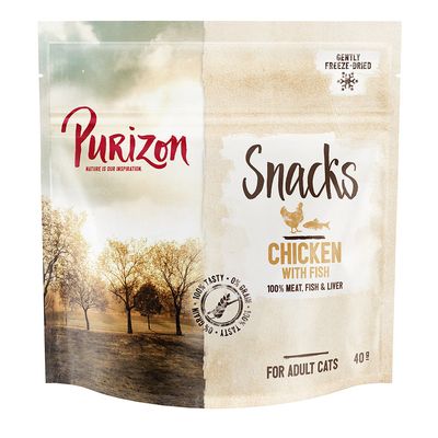 Purizon Snacks, kurczak z rybą (bez zbóż)