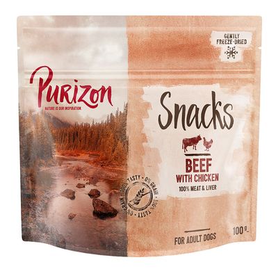 Purizon Snacks, wołowina z kurczakiem (bez zbóż)