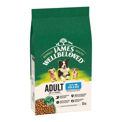 James Wellbeloved Adult Dog Hypoallergenic, ryba i ryż