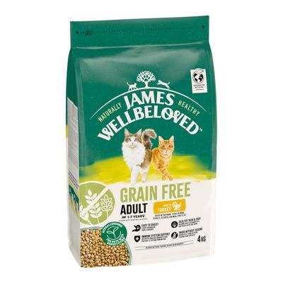 James Wellbeloved Grain Free Adult Cat Hypoallergenic, indyk