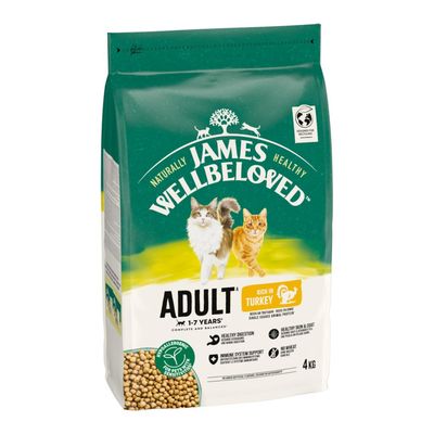 James Wellbeloved Adult Cat Hypoallergenic, indyk i ryż