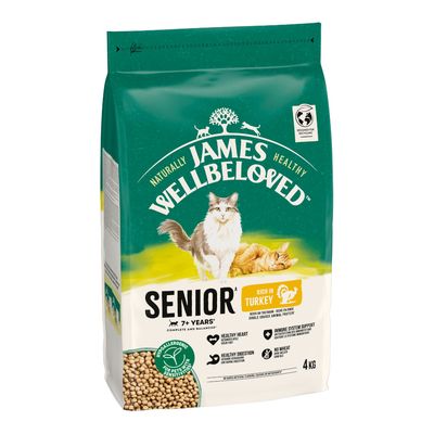 James Wellbeloved Senior Cat Hypoallergenic, indyk z ryżem