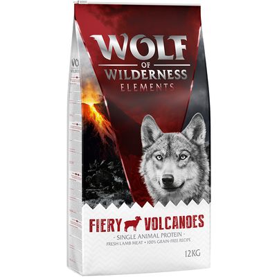 Wolf of Wilderness Monoprotein Sensitive „Fiery Volcanoes”, jagnięcina - bez zbóż