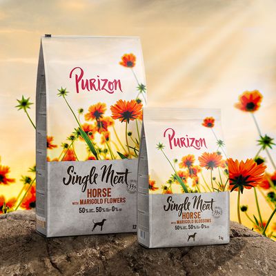 Purizon Single Meat Adult, konina z batatami i kwiatami nagietka