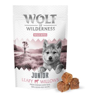 Wolf of Wilderness Snack – Wild Bites Junior, 180 g